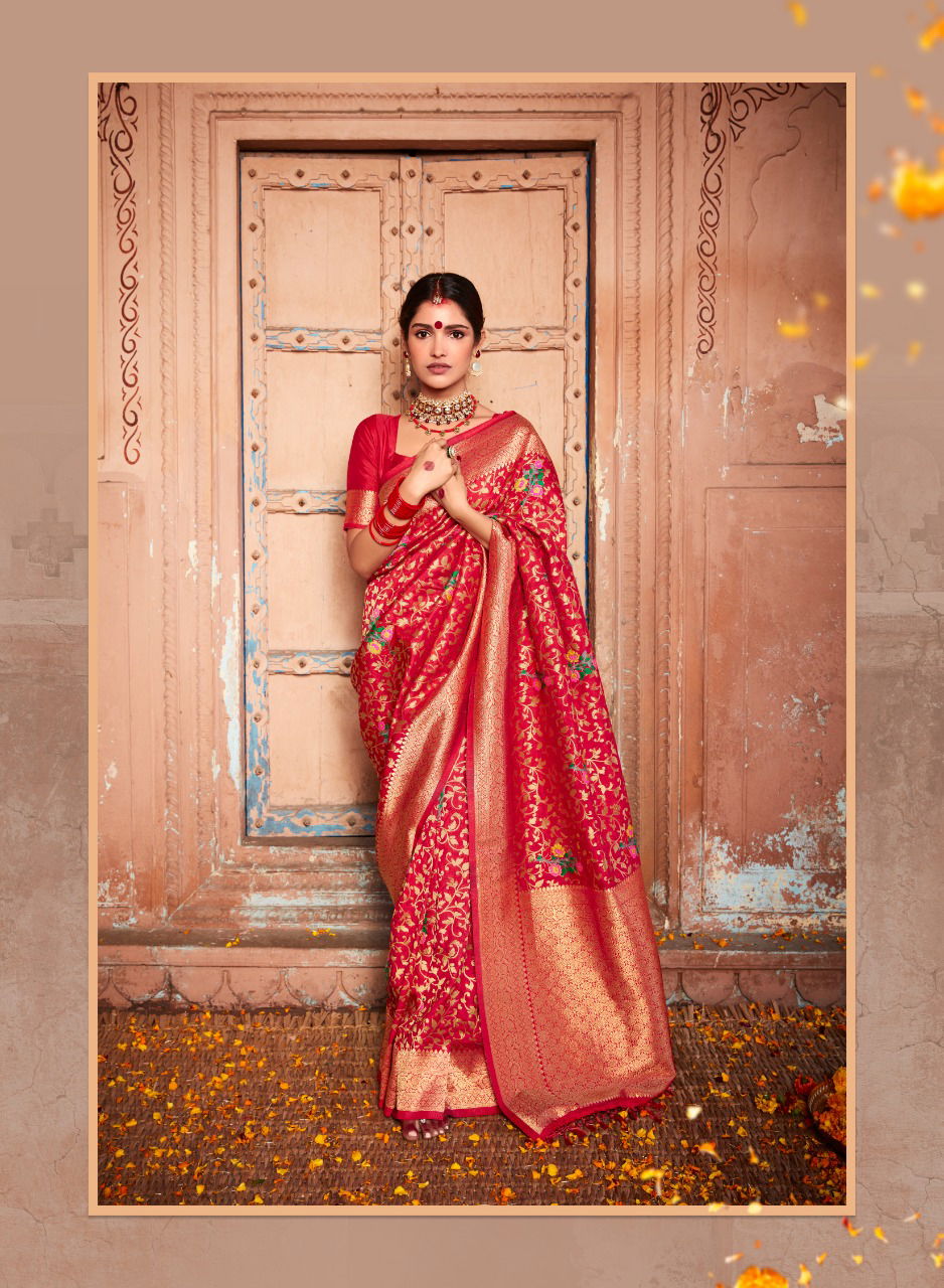 Rajpath Aardhangini Wholesale Wedding Wear Silk Saree Catalog
